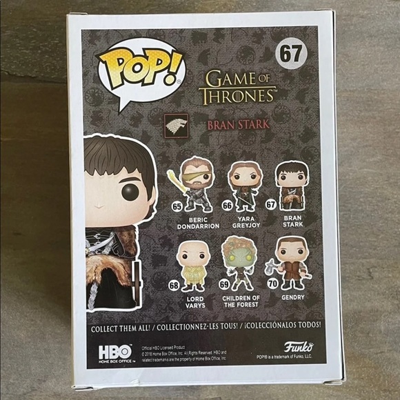 Funko Pop Game of Thrones Bran the broken Stark in Wheelchair NIB! w/ Protector - Picture 5 of 6
